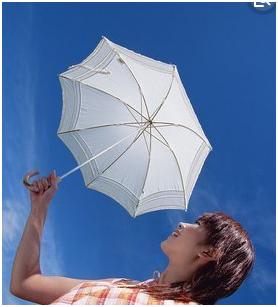 遮（zhē）陽傘（sǎn）