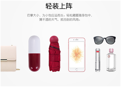 膠囊傘