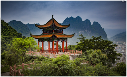 雨傘如涼（liáng）亭