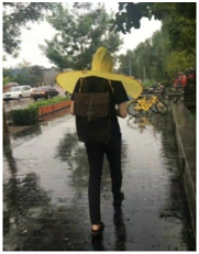 半透明雨衣