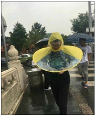 半透明雨衣