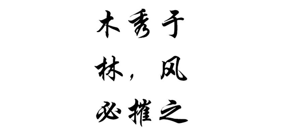 木秀於林風必摧之