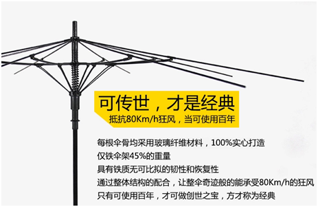 纖維傘骨